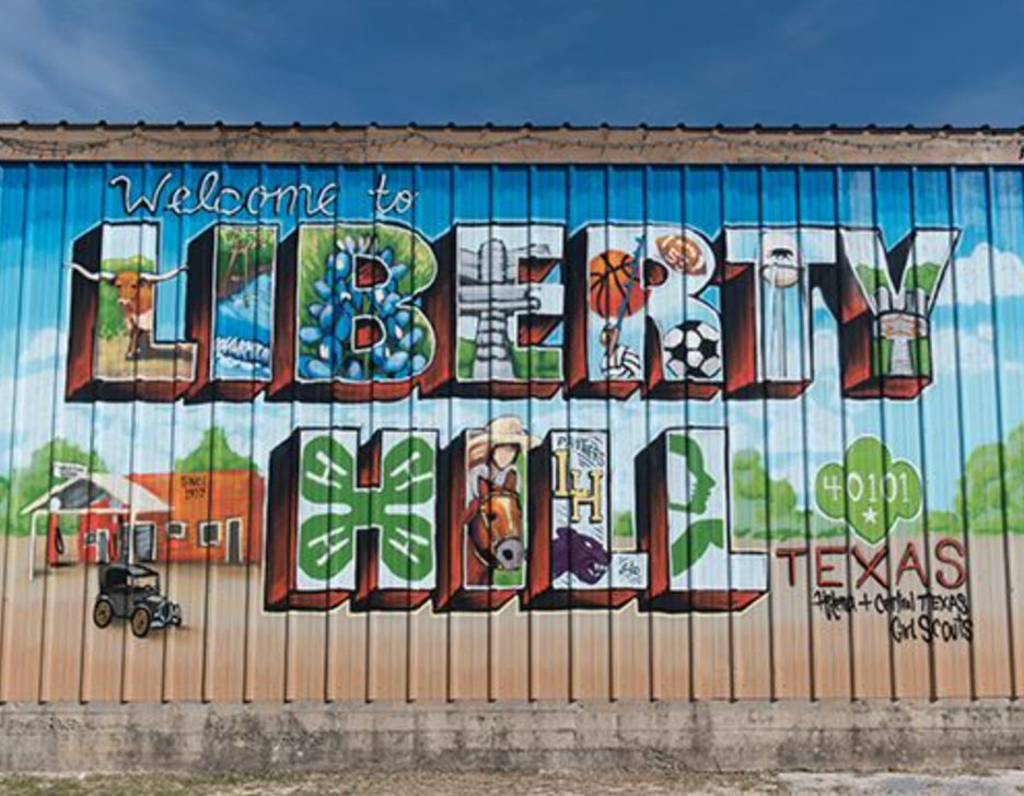 Live in Liberty Hill Wall Mural